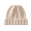 Novos Chapéus de Caxemira Outono e Inverno para Homens e Mulheres, Chapéus de Tricô Espessos Versáteis, Quentes e Afinam o Rosto, Chapéus para Proteger as Orelhas no Frio