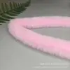 Tiras de Piel Sintética de Conejo Personalizadas para Faldas Infantiles DIY, Puños, Solapas, Bordes de Cojines, Accesorios Decorativos, Tiras de Piel Artificial