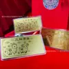 Año de la Oveja 999 Billetes de Oro Puro Festival de Año Nuevo Costumbre Empresarial Billetes Conmemorativos Sobres Rojos Regalos de Banco y Compañía de Valores