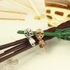Hebilla de plata esterlina S925, hebilla de jade DIY, hebilla de esmeralda, hebilla de cristal, colgante, hebilla hueca redonda, hebilla recta, accesorios