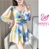 Nuevo Traje de Baño Enterizo 2026 para Mujer, Conservador, Cubre Vientre, Adelgazante, de Cintura Alta, Elegante, Sensación de Alta Gama, Adecuado para Aguas Termales, Vacaciones y Ocio