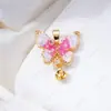 Anillo de Perlas, Pendientes, Colgante, Juego de Tres Piezas Microincrustado, Estilo Mariposa, Diseño de Goteo de Aceite, Lujo Accesible DIY de Gama Alta