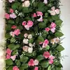 Planta de simulación de pared, decoración de plantas verdes, césped artificial, puerta, fondo de pared, flores falsas de plástico, césped interior, balcón