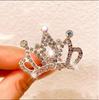 Grampo de Cabelo Laço Super Fada Grampo de Cabelo Coroa de Princesa Acessórios de Cabelo Fofos para Crianças Bebês Tridimensional Tela Headwear Meninas Pequenas