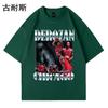 EBay Comercio Exterior Camiseta Estilo Hong Kong Manga Corta Verano Suelta Casual Ins Combinable Hip-hop Manga Cinco Puntos Top Ropa Venta al por Mayor