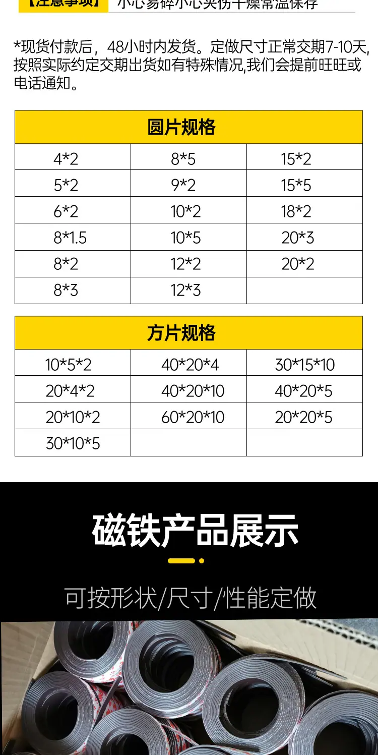 A4广告磁铁