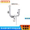 Válvula Mezcladora de Acero Inoxidable Latón Electrochapado Calentador de Agua Eléctrico Válvula en Forma de U Ducha Expuesta Grifo Mezclador Eléctrico Frío y Caliente