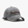 Gorra de Béisbol Lavada con Aspecto Desgastado de Ala Suave, Nuevo Estilo para Hombre, Protección Solar Deportiva al Aire Libre Transpirable para Viajes