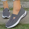 Temu Cross-Border Mais Vendidos Sapatos Casuais Femininos Fábrica Solado Macio Respirável Moda Sapatos de Mãe Tênis para Mulheres Dropshipping