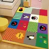 Tapetes de Piso Impresos Dibujos Animados Lindos Felpudos para Puerta Dormitorio Cocina Baño Inodoro Antideslizantes Absorbentes Felpudos Lavables