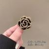 Nuevo Broche Nicho Retro de Alta Gama Camelia Exquisito Lujo Ligero Pin de Rosa Elegantes Accesorios Fijos para Traje
