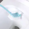 Cepillo de Limpieza para Baño Doméstico Cepillo para Inodoro de Mango Largo Cepillo para Inodoro Montado en la Pared Cepillo para Inodoro de Doble Cara Sin Ángulos Muertos Cepillo para Inodoro Curvo