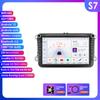 Adecuado para Volkswagen Magotan Sagitar Santana Navigator de 8 pulgadas Coche Pantalla Grande Imagen de Reversa Android Carplay