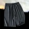 Pantalones Cortos Deportivos de Verano Estampados con Sensación de Hielo para Hombre, Corte Holgado, Versátiles, Delgados, de Secado Rápido, Pantalones de Seda de Hielo, Pantalones Cortos de Cinco Puntos para Hombre