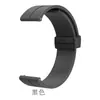 Fivela de sucção magnética dobrável para pulseira inteligente de silicone Huawei/honor/Samsung 20/22mm