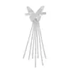 Moda Europeia e Americana Borboleta Diamante Franja Grampo de Cabelo Luxo Acessível High-End Strass Longo Clipe Lateral Nicho Elegante Acessórios de Cabelo
