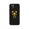 Adecuado para funda de teléfono de escorpión oscuro de marca de moda personalizada para iPhone 15