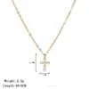 Elegante y Sencillo Collar de Acero de Titanio con Incrustaciones de Circonita para Mujer, Cadena para Clavícula de Diseño Minimalista de Lujo Sutil de Nicho, Joyería de Alta Gama