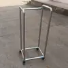 Suporte de armazenamento de patinete em aço inoxidável para creches, suporte de armazenamento de equipamentos esportivos infantis, suporte de exibição, prateleira de piso