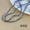 Venta Directa de Fábrica Cuentas de Punta de Diamante de 3/4 mm Cuentas de Vidrio de Cristal Color Galvanizado Personalidad Accesorios para Joyería DIY Cuentas Sueltas