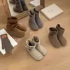 Botines Cortos Retro Redondos Maillard Otoño/Invierno 2026 para Mujer, Botas Planas Versátiles Mate