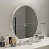 Espejo de Maquillaje con Luces LED, Espejo de Tocador de Escritorio, Espejo Grande para Dormitorio, Giratorio, Lujo Ligero, Espejo de Belleza de Gama Alta