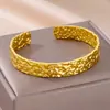 Pulsera de Serpiente de Acero Inoxidable y Oro de 18 Quilates para Mujer, Joyería de Moda de Apertura Amplia Europea y Americana Transfronteriza, Popular en Forma de Serpiente Oro Rosa