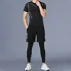 Leggings Deportivos para Hombre de Primavera y Otoño, Ropa de Compresión para Baloncesto de Secado Rápido, Pantalones Cortos de Yoga Fitness Running, Mallas de Entrenamiento