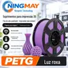 Filamento de Impressão 3D Ningmei Technology PETG básico Azul Claro adequado para TAZU Farm 1,75mm Peso Líquido 1KG