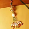 Colgante de coche para viaje seguro con forma de gota de aceite de boutique, accesorios para coche, colgante de calabaza, cerradura auspiciosa de riqueza, cloisonné, venta al por mayor