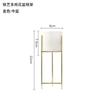 Prateleira de flores de estilo nórdico Sala de estar Ferro Metal Criativo Moderno Simples Piso Dourado Decorativo Interior Verde Vaso de Flores Rack