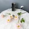 Flores Decorativas Artificiales de Orquídea de 5 Cabezas Accesorios de Fotografía Ramo Artificial Flores Realistas Flores de Boda Ramo de Boda
