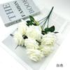 Ramo de rosas soñadoras de 7 cabezas, adornos florales suaves para salón de bodas, hotel, hogar pastoral, flores artificiales, accesorios de fotografía