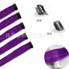 Extensiones de Cabello Transfronterizas para Mujeres, Extensiones de Cabello Rosas de Una Pieza Colgantes de Oreja, Cabello Lacio con Extensiones de Seda Láser, Pelucas Invisibles de Clip