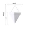Plantas Creativas para Pared de Sala de Estar, Macetas de Pared, Pared de Fondo, Decoraciones Blandas de Pared, Colgantes de Plantas Verdes, Porcelana Blanca