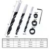 Perforadora de agujeros rectos para carpintería, dispositivo de bolsillo para agujeros de bolsillo, herramienta de mano para carpintería de plástico y madera, localizador Lotus de 6/8/10 mm