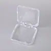 Caja de Almacenamiento Organizadora Transparente Grande y Pequeña a Prueba de Polvo y Humedad con Tapa Abatible de Plástico Caja de Plástico Caja de Joyería Caja para Joyería de Cuentas