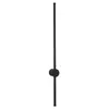 Luminária de parede de luxo, tipo barra longa, minimalista e rotativa, luminária de parede simples e moderna para fundo de sala de estar, luminária de cabeceira criativa nórdica para quarto
