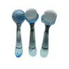 Pincel Redondo para Nail Art com Tampa, Pincel de Limpeza de Pó com Cabo Longo para Nail Art, Ferramenta para Nail Art Pincel Pequeno com Cerdas Macias