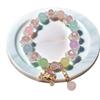 Pulseira Princesa Fofa Cor de Doce para Melhores Amigas, Pulseiras de Contas para Crianças, Doce e Sofisticada, Bijuterias Versáteis para Barracas