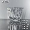 Tazas de té de vidrio estilo japonés con impresión de logotipo, tazones de té Kung Fu, tazas con textura martillada, tazas de degustación, juegos de té de cristal, venta al por mayor del fabricante