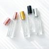 Embotellado de Perfume en stock Tapón de Rosca Avanzado Portátil Presión Vial Spray 12 ml Botella de Repuesto Diamante Unilateral