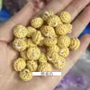 Botões de Lã Crochê Feitos à Mão Multicor Atacado Tricô para Suéter Jaqueta de Pequeno Charme Botões Decorativos
