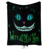 Amazon Comercio Electrónico Transfronterizo Impresión Digital Cómoda, Suave y Cálida Doble Cara Franela Halloween Manta Pequeña Manta