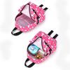 Nova Mochila Escolar Infantil de 13 polegadas Estampa de Desenho Animado Mochila Redutora de Carga Casual Mais Fácil de Combinar Proteção da Coluna Vertebral Mochila para Passeio de Primavera