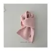 Estilo Fresco de Invierno 2025 ~ Bufanda Pequeña Suave de Color Sólido Color Macarrón Nueva para Niñas Coreanas para Mantenerse Caliente