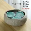 Macetas Cerámicas Creativas Inspiradas en Zen para Plantas Acuáticas, Macetas Hidropónicas Grandes, Recipientes para Lotos, Contenedores de Jardinería para el Hogar para Flores Frescas y Centella Asiática