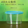 Taza Espesa para Pez Betta de Tailandia con Cuerda, Caja Transparente para Mascotas, Tanque Pequeño de Plástico para Peces Dorados con Asa, Taza para Pez Betta