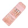 Set de Cortauñas de Punto Verde 16 Piezas Práctico Manicura y Herramientas para Manicura Colorido Regalo Cortauñas