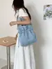 Bolso de Hombro Plegado con Cordón de Piel Suave Modelo 2026 para Mujer, Bolso Cubo de Gran Capacidad Estilo de Nicho de Gama Alta para el Viaje Diario